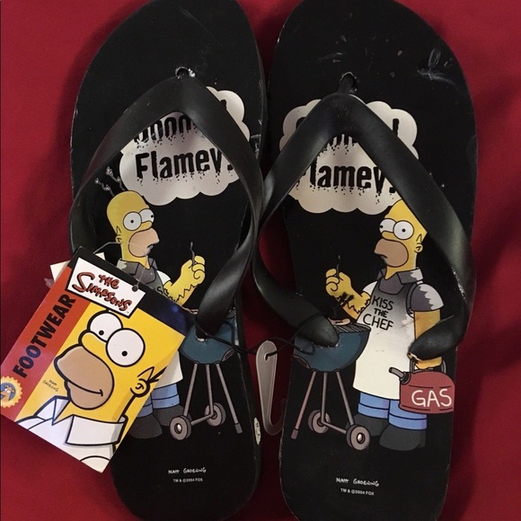 the simpsons Shoes - The Simpsons Sandals Flip Flops